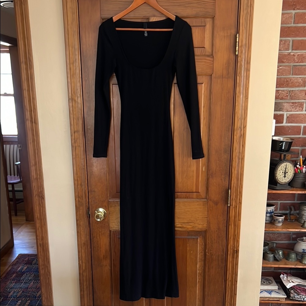 Skims Soft Lounge Long Sleeve Dress